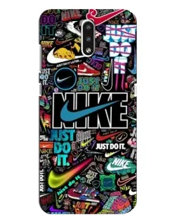 Чехол для Nokia 2.3 с картинкой «Яркий коллаж Nike» Чехол для Nokia 2.3 с картинкой «Яркий коллаж Nike»