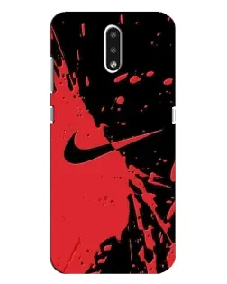 Чехол для Nokia 2.3 с картинкой «Красные брызги Nike» Чехол для Nokia 2.3 с картинкой «Красные брызги Nike»