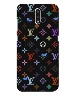 Чохол для Nokia 2.3 з картинкою «Кольорова монограма LV»