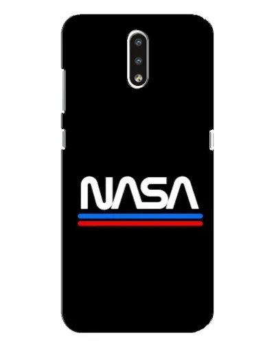 Чехол для Nokia 2.3 с картинкой «NASA — классика Red Blue»