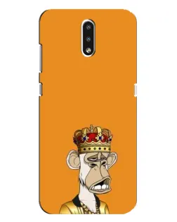 Чехол для Nokia 2.3 с картинкой «Золотая обезьяна Bored Ape» Чехол для Nokia 2.3 с картинкой «Золотая обезьяна Bored Ape»