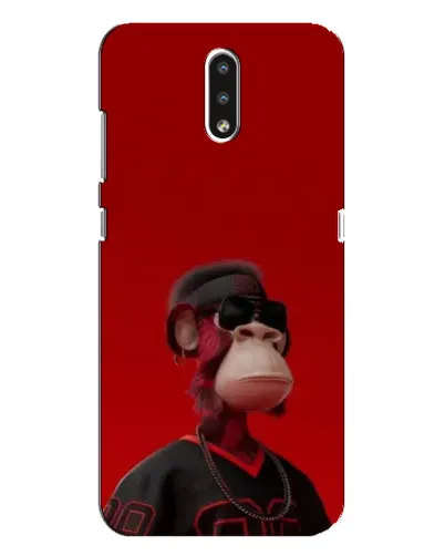 Чехол для Nokia 2.3 с картинкой «Bored Ape в красном»
