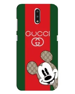 Чохол для Nokia 2.3 з картинкою «Gucci — смуги та Міккі»