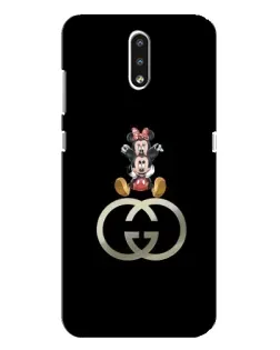 Чохол для Nokia 2.3 з картинкою «Мінні Маус на лого»