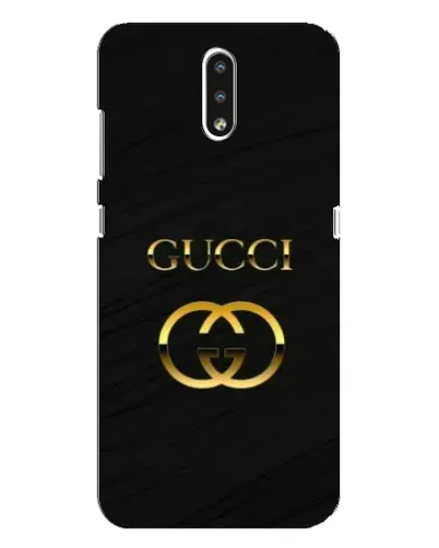 Чохол для Nokia 2.3 з картинкою «Золотий логотип Gucci»