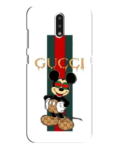 Чохол для Nokia 2.3 з картинкою «Міккі Маус Gucci — смуги»