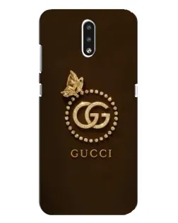Чохол для Nokia 2.3 з картинкою «Gucci — золотий метелик»