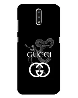Чохол для Nokia 2.3 з картинкою «Gucci — срібна змія»