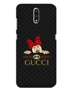 Чохол для Nokia 2.3 з картинкою «Мінні Маус Gucci — чорний»