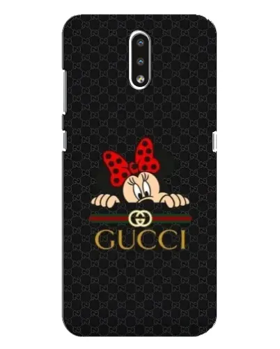 Чохол для Nokia 2.3 з картинкою «Мінні Маус Gucci — чорний»