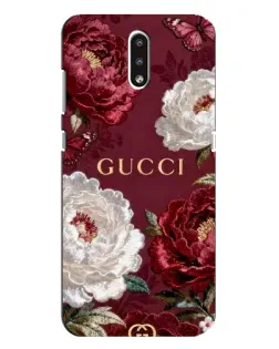 Чохол для Nokia 2.3 з картинкою «Gucci — бордові троянди»