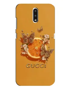 Чохол для Nokia 2.3 з картинкою «Gucci — золоті метелики»