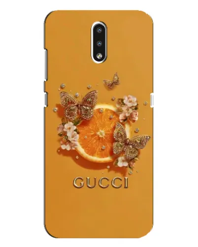 Чохол для Nokia 2.3 з картинкою «Gucci — золоті метелики» Чохол для Nokia 2.3 з картинкою «Gucci — золоті метелики»