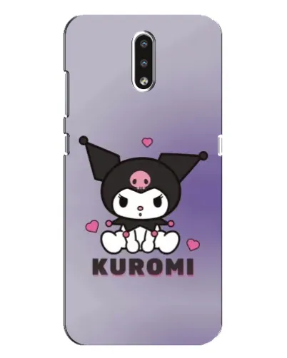 Чехол для Nokia 2.3 с картинкой «Kuromi — фиолетовый арт» Чехол для Nokia 2.3 с картинкой «Kuromi — фиолетовый арт»