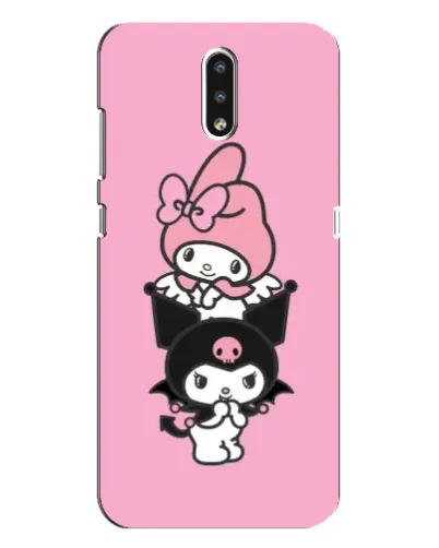 Чехол для Nokia 2.3 с картинкой «My Melody и Kuromi» Чехол для Nokia 2.3 с картинкой «My Melody и Kuromi»