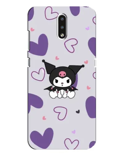 Чехол для Nokia 2.3 с картинкой «Kuromi и лавандовые сердца» Чехол для Nokia 2.3 с картинкой «Kuromi и лавандовые сердца»