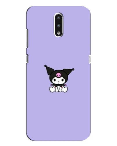 Чехол для Nokia 2.3 с картинкой «Kuromi — фиолетовый минимализм» Чехол для Nokia 2.3 с картинкой «Kuromi — фиолетовый минимализм»