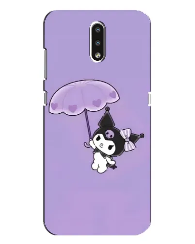 Чехол для Nokia 2.3 с картинкой «Kuromi с зонтиком» Чехол для Nokia 2.3 с картинкой «Kuromi с зонтиком»