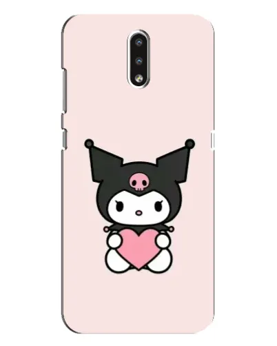 Чехол для Nokia 2.3 с картинкой «Kuromi и сердце» Чехол для Nokia 2.3 с картинкой «Kuromi и сердце»