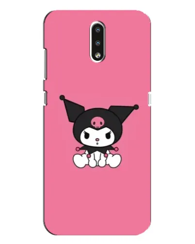 Чехол для Nokia 2.3 с картинкой «Хмурая Kuromi» Чехол для Nokia 2.3 с картинкой «Хмурая Kuromi»