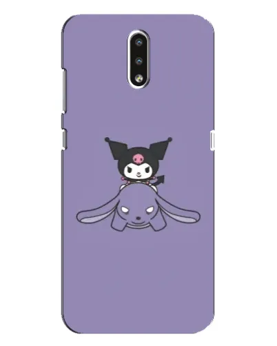Чехол для Nokia 2.3 с картинкой «Kuromi на лиловом фоне» Чехол для Nokia 2.3 с картинкой «Kuromi на лиловом фоне»