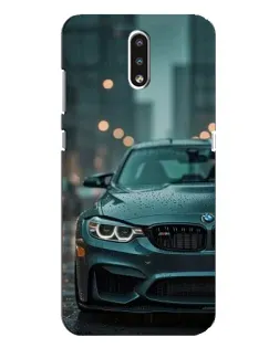 Чохол для Nokia 2.3 з картинкою «BMW у вогнях міста»