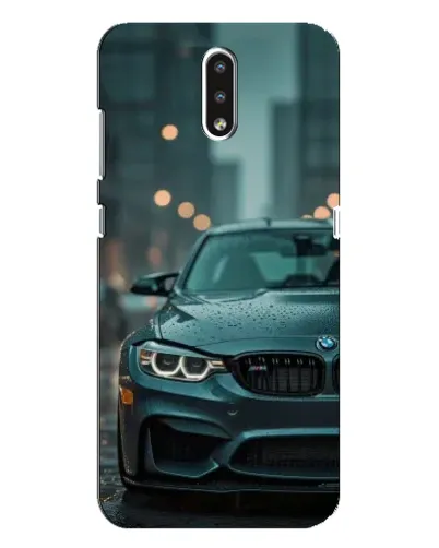 Чохол для Nokia 2.3 з картинкою «BMW у вогнях міста»