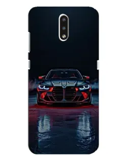 Чохол для Nokia 2.3 з картинкою «BMW на мокрій дорозі»