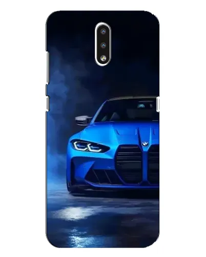 Чохол для Nokia 2.3 з картинкою «Блакитна BMW M4»