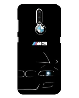 Чохол для Nokia 2.3 з картинкою «Мінімалістичний принт BMW M3»
