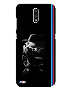 Чохол для Nokia 2.3 з картинкою «Силует BMW в темряві»