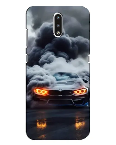 Чохол для Nokia 2.3 з картинкою «BMW у диму»