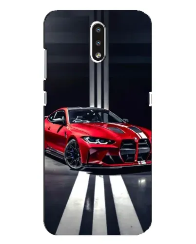 Чохол для Nokia 2.3 з картинкою «Червона BMW на дорозі»