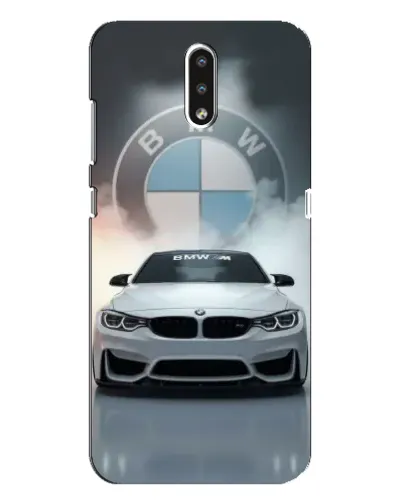 Чехол для Nokia 2.3 с картинкой «BMW в белом дыму» Чехол для Nokia 2.3 с картинкой «BMW в белом дыму»