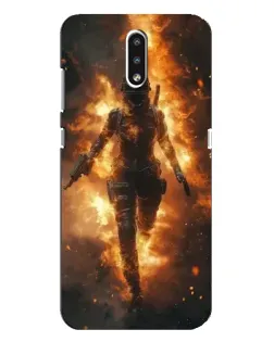 Чохол для Nokia 2.3 з картинкою «BMW — швидкість у дощі» Чохол для Nokia 2.3 з картинкою «BMW — швидкість у дощі»
