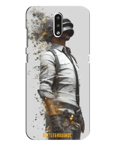 Чохол для Nokia 2.3 з картинкою «PUBG — боєць у пилу»