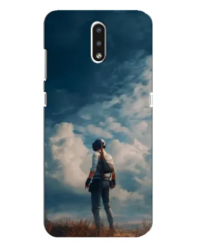 Чохол для Nokia 2.3 з картинкою «Герой PUBG на скелі»