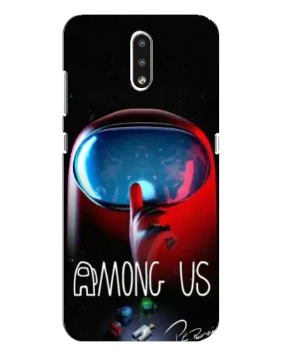 Чехол для Nokia 2.3 с картинкой «Красный импостер — макро» Чехол для Nokia 2.3 с картинкой «Красный импостер — макро»
