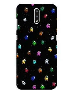 Чехол для Nokia 2.3 с картинкой «Экипаж Among Us»