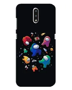 Чехол для Nokia 2.3 с картинкой «Among Us космос»