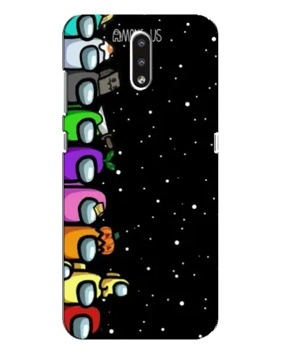 Чехол для Nokia 2.3 с картинкой «Команда Among Us» Чехол для Nokia 2.3 с картинкой «Команда Among Us»