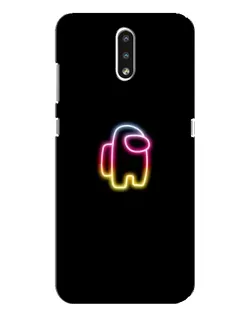 Чехол для Nokia 2.3 с картинкой «Among Us градиент»