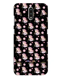 Чехол для Nokia 2.3 с картинкой «Magic Unicorn паттерн»