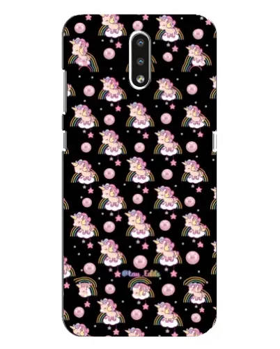 Чехол для Nokia 2.3 с картинкой «Magic Unicorn паттерн»