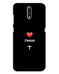 Чохол для Nokia 2.3 з картинкою «Серце - Jesus» Чохол для Nokia 2.3 з картинкою «Серце - Jesus»