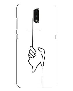 Чохол для Nokia 2.3 з картинкою «Рука тримає» Чохол для Nokia 2.3 з картинкою «Рука тримає»