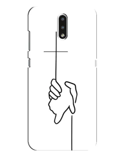 Чохол для Nokia 2.3 з картинкою «Рука тримає»