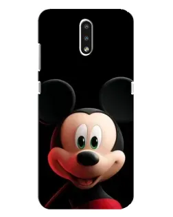 Чехол для Nokia 2.3 с картинкой «Улыбающийся Микки Маус»