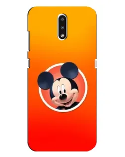 Чехол для Nokia 2.3 с картинкой «Mickey в круге»