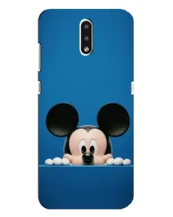 Чехол для Nokia 2.3 с картинкой «Микки выглядывает»